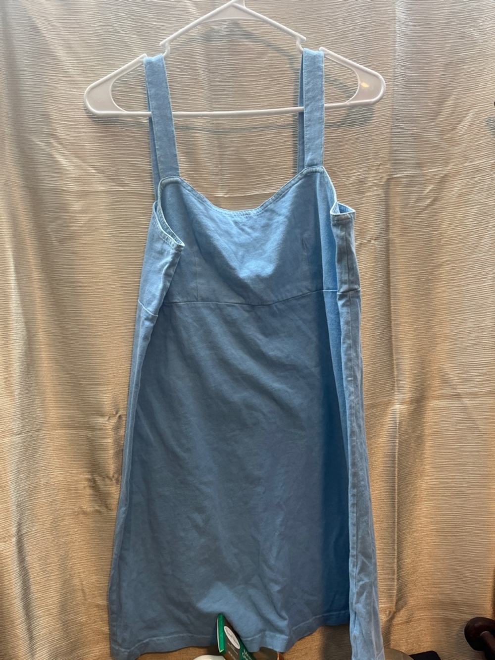fresh produce Blue Denim-Look Midi Dress